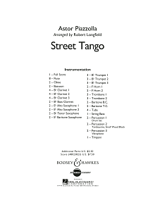 Street Tango - Conductor Score (Full Score) 