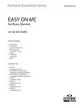 Easy On Me (for Brass Quintet) (arr. Seb Skelly) - Full Score
