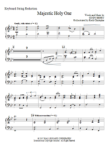 Majestic Holy One - Keyboard String Reduction 