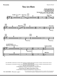 You Are Here (incorporating Doxology) - Percussion 