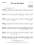 We Are Not Alone - String Bass