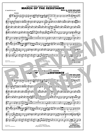 The March of the Resistance (from Star Wars: The Force Awakens) - Eb Baritone Sax 
