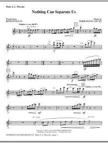 Nothing Can Separate Us - Flute 1,2/Piccolo 