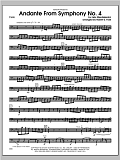 Andante From Symphony No. 4 - Cello