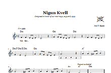 Nigun Kvell (Wordless Melody) 