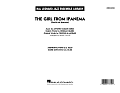 The Girl from Ipanema - Conductor Score (Full Score)