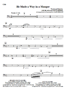 He Made A Way In A Manger - Cello 