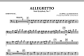 Allegretto (from Symphony No. 7) - Baritone B.C.