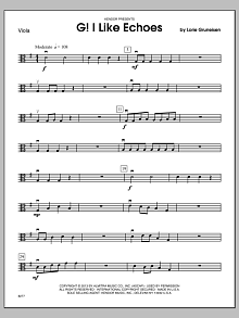 G! I Like Echoes - Viola 