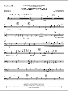 Rise Above The Walls - Trombone 1 & 2 