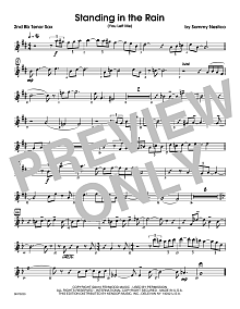 Standing In The Rain (You Left Me) - 2nd Bb Tenor Saxophone 