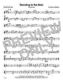 Standing In The Rain (You Left Me) - 2nd Eb Alto Saxophone 