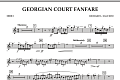 Georgian Court Fanfare - Oboe 1