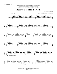 And Yet the Stars - Snare Drum 