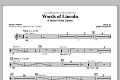Words of Lincoln - Percussion