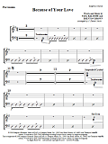 Because Of Your Love - Percussion