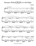 Romance Sans Paroles, Op. 17, No. 3 (Song Without Words)