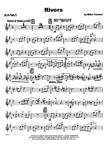 Rivers - 2nd Eb Alto Saxophone 