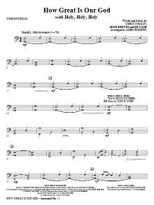 How Great Is Our God with Holy, Holy, Holy - Cello 