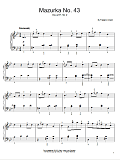 Mazurka  Op. 67, No. 2