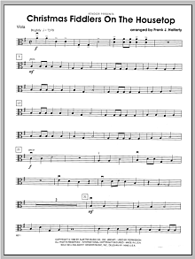 Christmas Fiddlers On The Housetop - Viola 