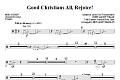 Good Christians All, Rejoice! - Percussion