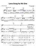 Love Song For No One