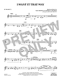 I Want It That Way (arr. Michael Brown) - Bb Trumpet 2
