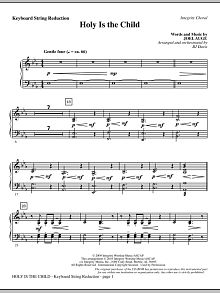 Holy Is The Child - Keyboard String Reduction 