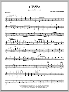 Furiant (Bohemian Folk Dance) - 1st Violin 