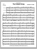 Caisson Song, The - Full Score