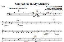 Somewhere in My Memory (arr. Audrey Snyder) - Bass 