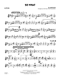 So What - Alto Sax