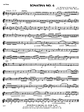 Sonatina No. 6 - 3rd C Flute