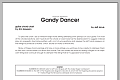 Gandy Dancer - Guitar/ Rhythm