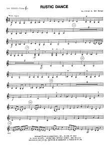 Rustic Dance - Violin 3 (Viola T.C.) 