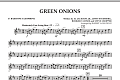 Green Onions - Eb Baritone Saxophone