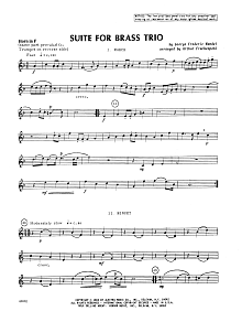 Suite For Brass Trio - Horn in F 