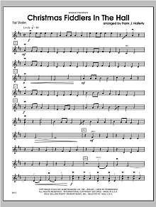 Christmas Fiddlers In The Hall - Violin 1 
