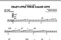Crazy Little Thing Called Love - C Bass Clef Solo
