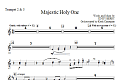 Majestic Holy One - Bb Trumpet 2,3