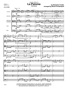 La Paloma (The Dove) - Full Score 