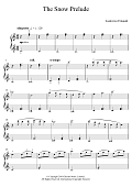 The Snow Prelude No. 3 In C Major
