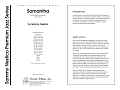 Samantha - Full Score