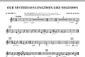 Our Yesterdays Lengthen Like Shadows - Bb Trumpet 3