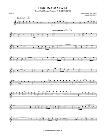 Hakuna Matata (from The Lion King) 