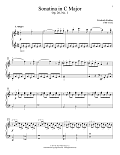 Sonatina In C Major, Op. 20, No. 1