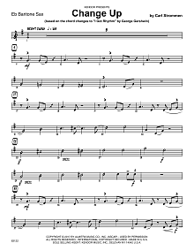 Change Up (based on I Got Rhythm by George Gershwin) - Eb Baritone Saxophone 