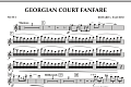 Georgian Court Fanfare - Flute 1