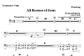 All Because Of Jesus - Trombone 3/Tuba